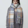 The cross-border scarf wholesale e-commerce live-streaming supply chain of Monet Garden AC checkered thick beard is booming Application Scenario